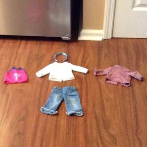 American girl doll clothes set